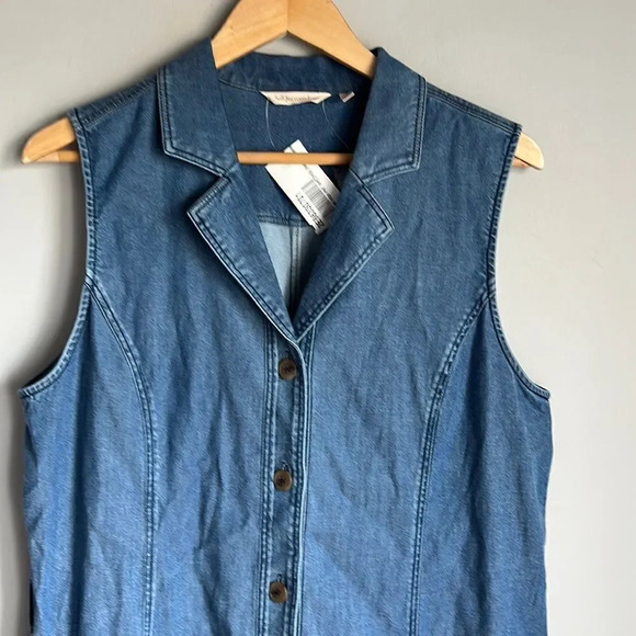 NEW Soft Surroundings Women High Point Shirtdress - Picture 4 of 11